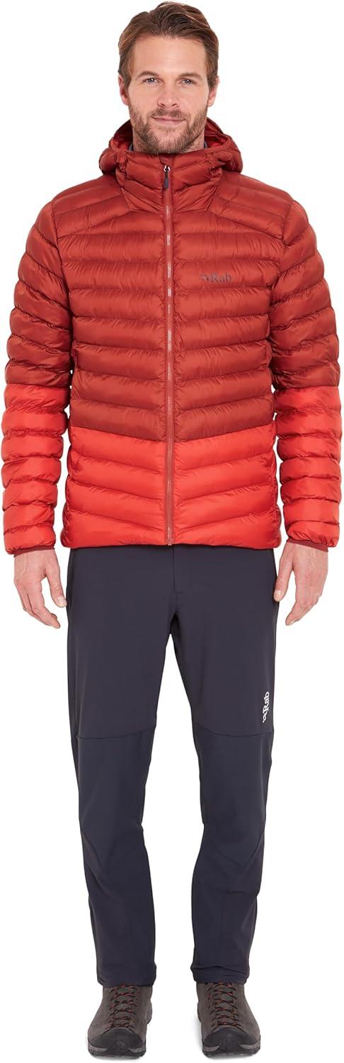imageRab Mens Cirrus Alpine Jacket Lightweight Insulated Coat for Climbing amp MountaineeringTuscan RedDark Horizon