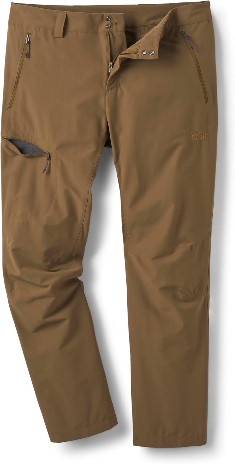 imageRab Mens Incline Light Pants Lightweight Breathable Softshell Pants for Hiking Trekking amp ClimbingOak