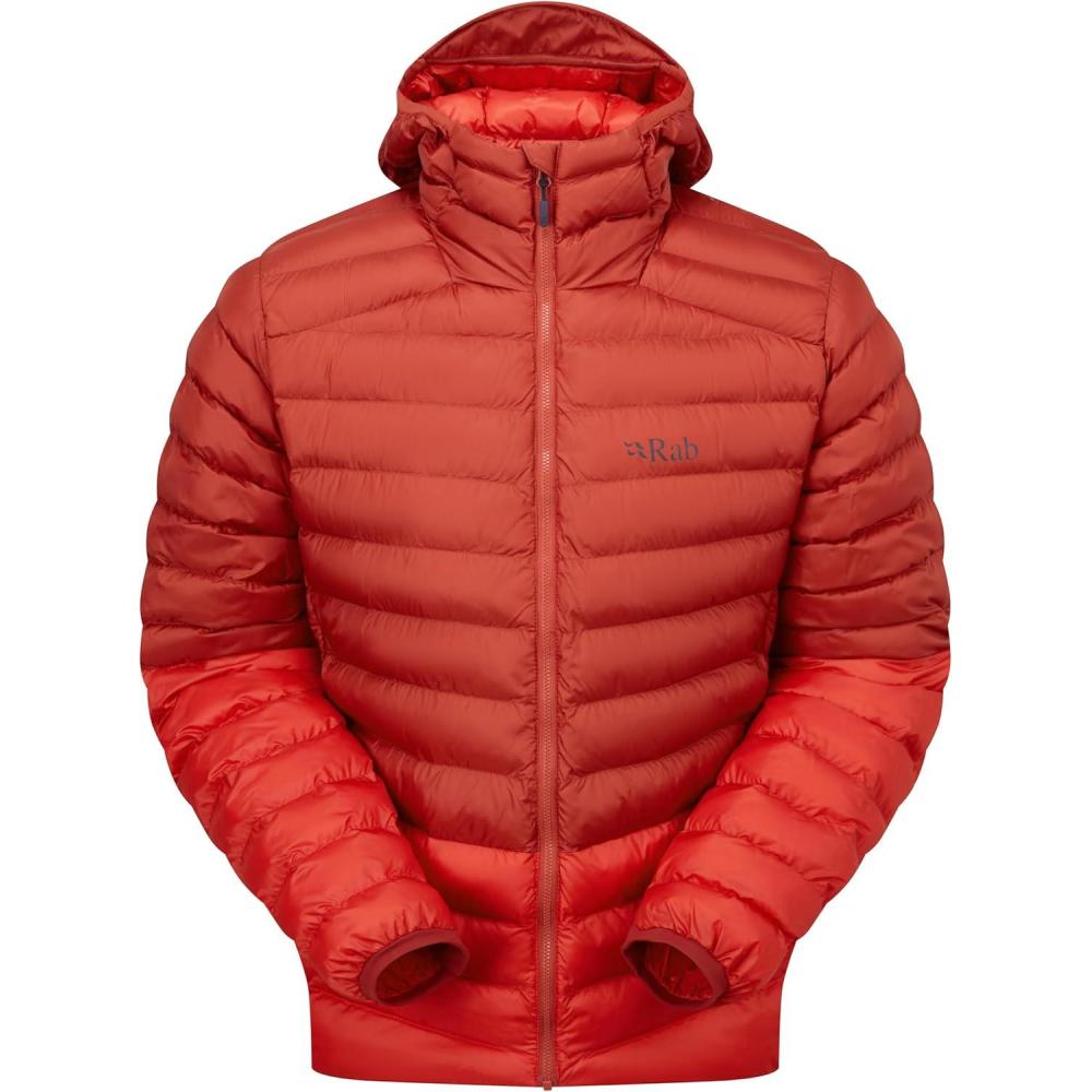 imageRab Mens Cirrus Alpine Jacket  Lightweight Insulated Coat for Climbing amp MountaineeringTuscan RedDark Horizon