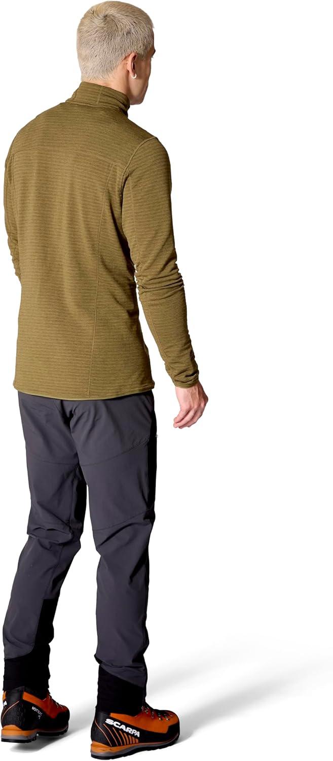imageRab Mens Ascendor Light PullOn HalfZip Fleece for Climbing Skiing amp MountaineeringOak
