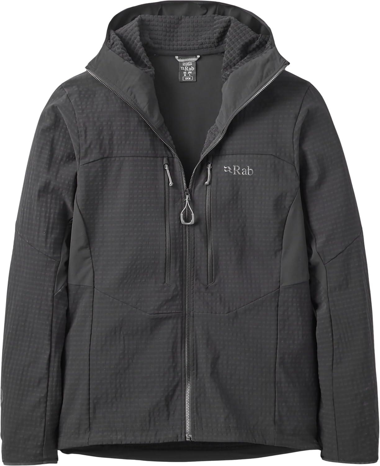 imageRab Mens Ascendor Pro Hoody Fleece Jacket for Climbing Skiing amp MountaineeringBlack