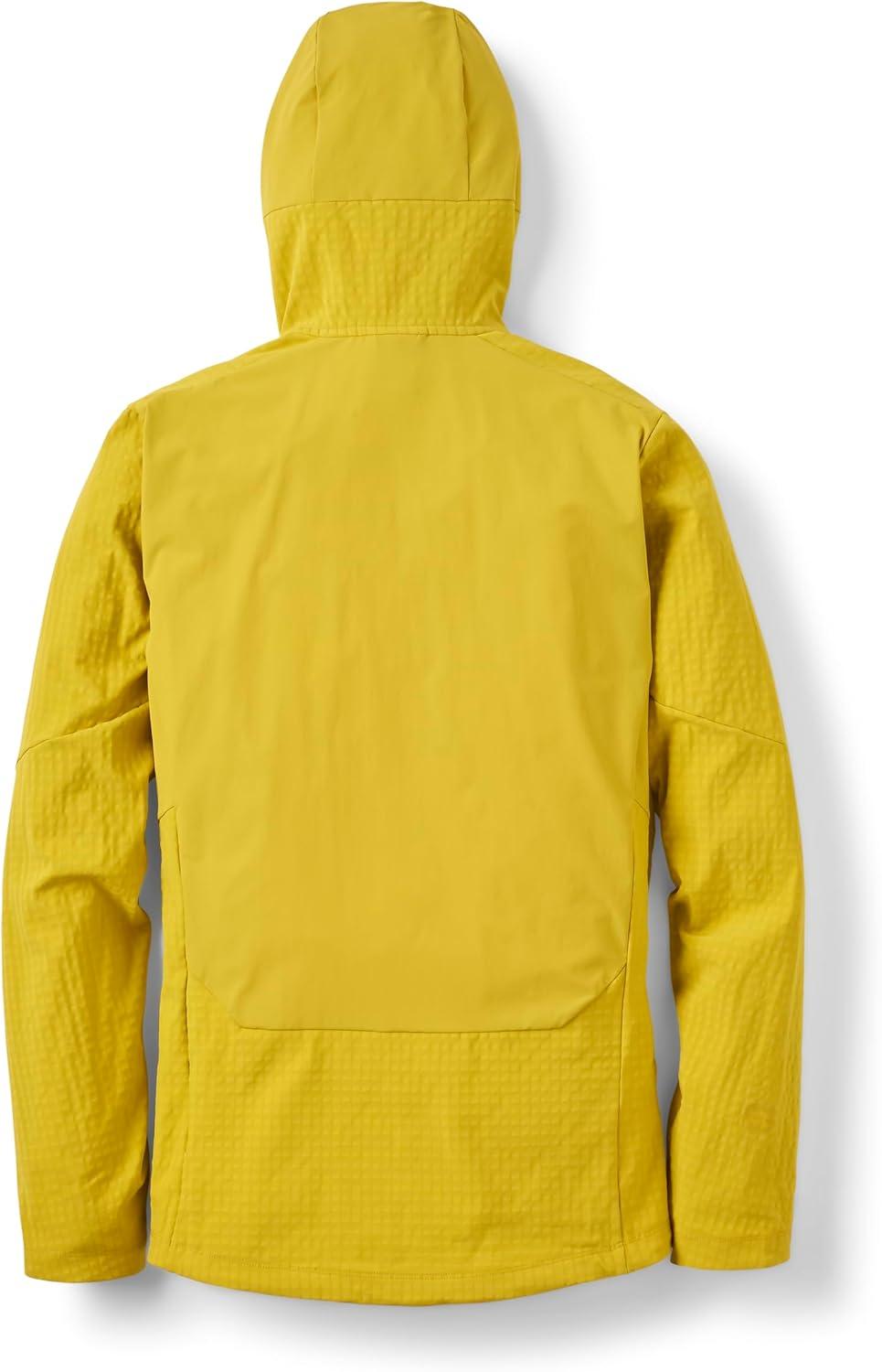 imageRab Mens Ascendor Pro Hoody Fleece Jacket for Climbing Skiing amp MountaineeringDark Pollen