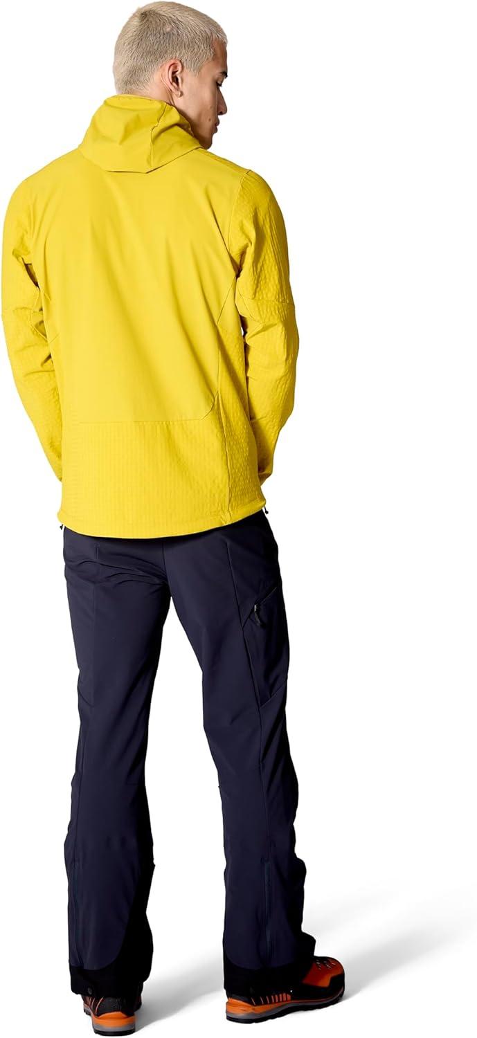 imageRab Mens Ascendor Pro Hoody Fleece Jacket for Climbing Skiing amp MountaineeringDark Pollen