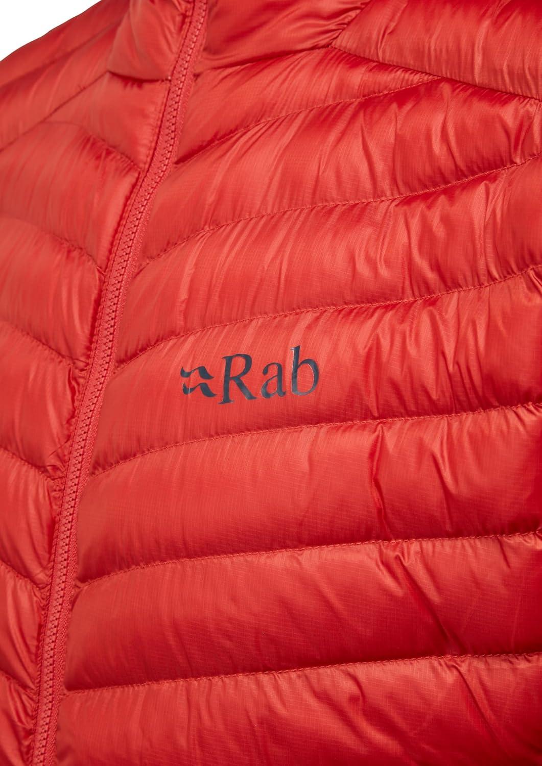 imageRab Mens Cirrus Flex Hoodie Jacket Lightweight Insulated Puffer Coat for HikingTuscan Red