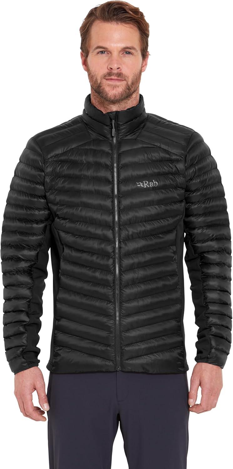 imageRab Mens Cirrus Flex Jacket Lightweight Insulated Puffy Coat for Hiking Skiing amp ClimbingBlack