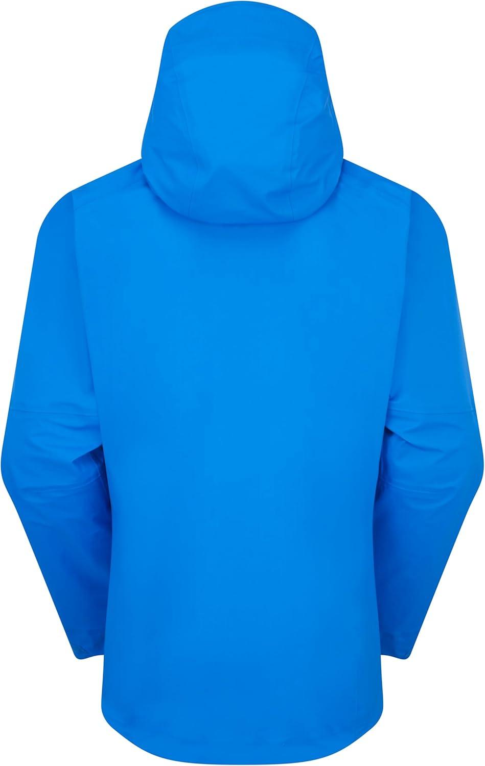 imageRab Mens Firewall Alpine Jacket Ultralight Waterproof Hooded Coat for Climbing amp HikingMaya Blue