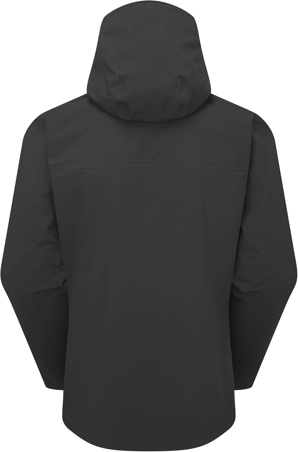 imageRab Mens Firewall Jacket Lightweight Waterproof Hooded Coat for Climbing amp HikingBlack
