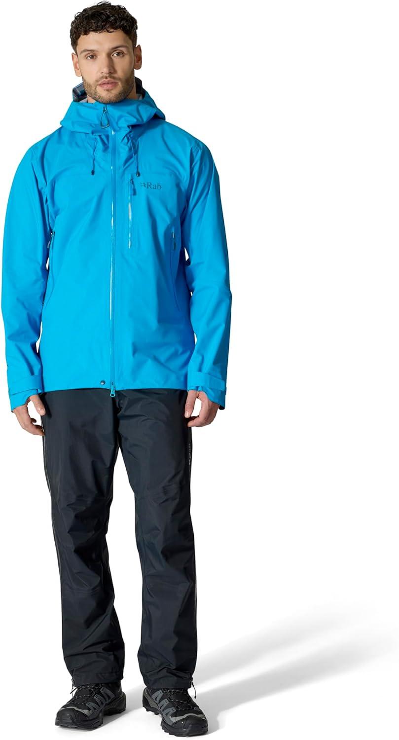 imageRab Mens Firewall Mountain Pants Waterproof Breathable Shell Pants for Hiking amp ClimbingBlack