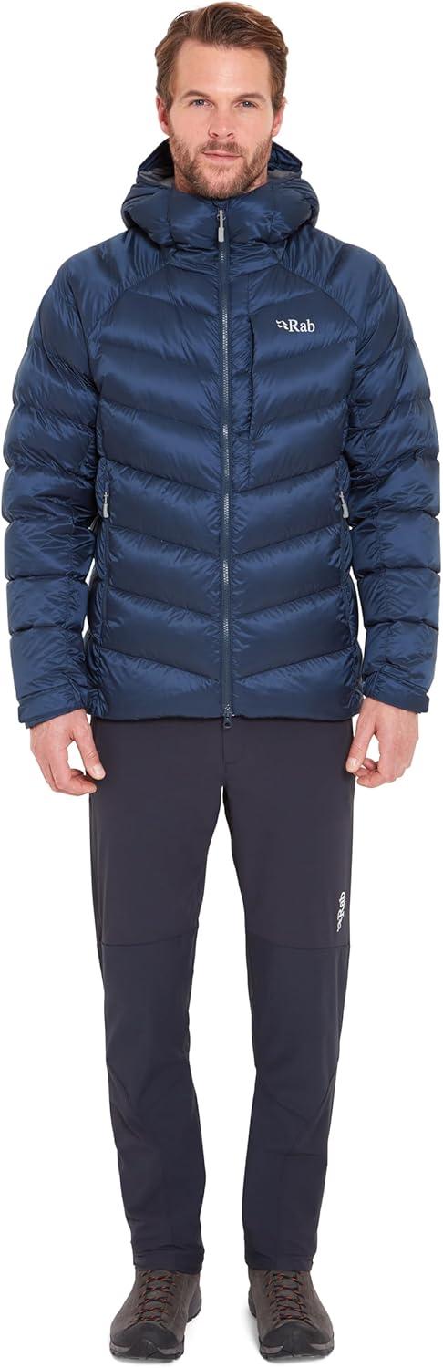 imageRab Mens Glaceon Pro Down Jacket Lightweight Down Coat for Hiking Climbing amp MountaineeringTempest Blue