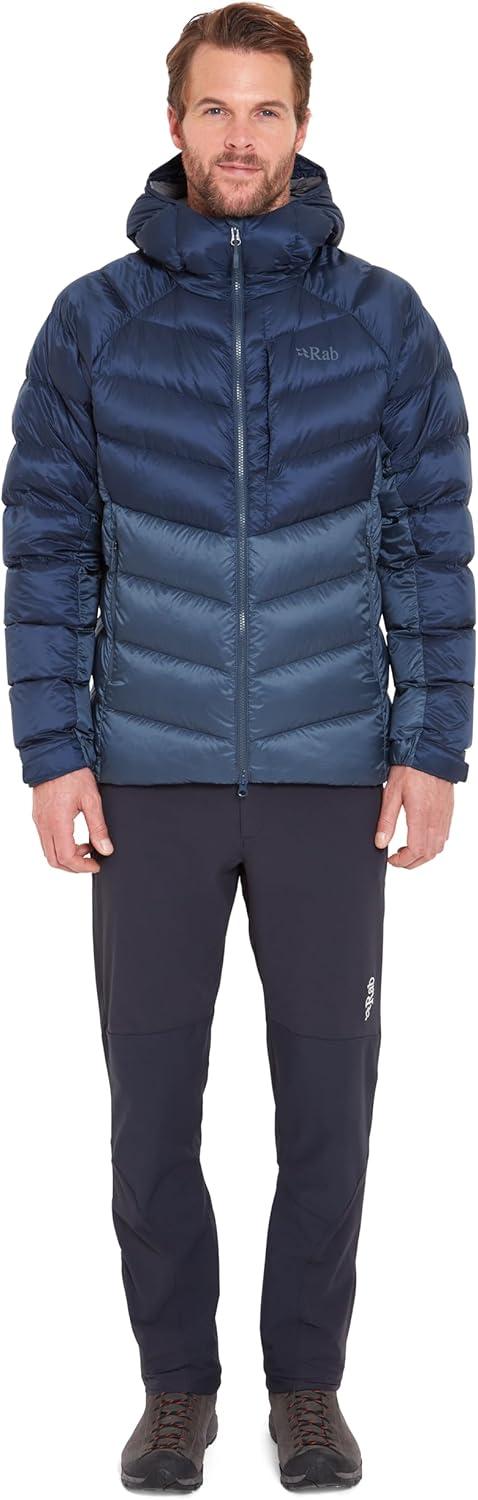 imageRab Mens Glaceon Pro Down Jacket Lightweight Down Coat for Hiking Climbing amp MountaineeringTempest BlueOrion Blue