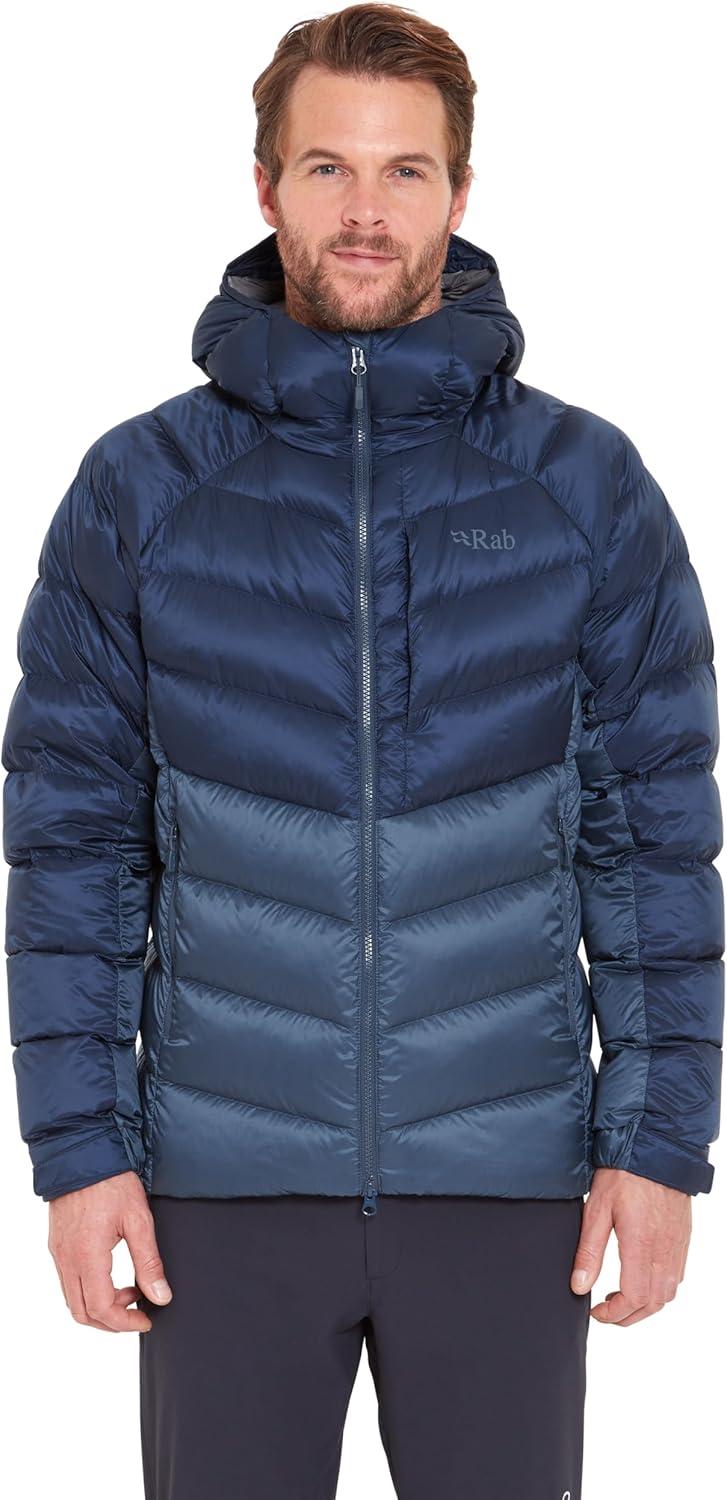 imageRab Mens Glaceon Pro Down Jacket Lightweight Down Coat for Hiking Climbing amp MountaineeringTempest BlueOrion Blue