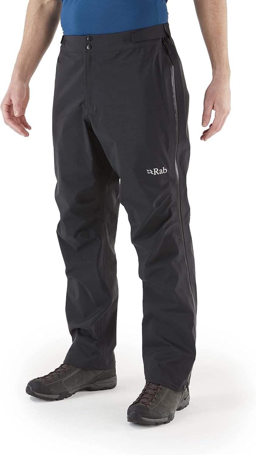 imageRab Mens Kangri GTX Pants Waterproof Breathable GoreTex Shell Pant for Hiking amp MountaineeringBlack