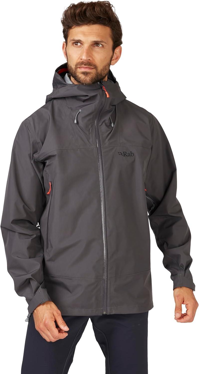 imageRab Mens Namche GTX Jacket GoreTex Waterproof Breathable Rain Shell for Everyday amp HikingGraphene