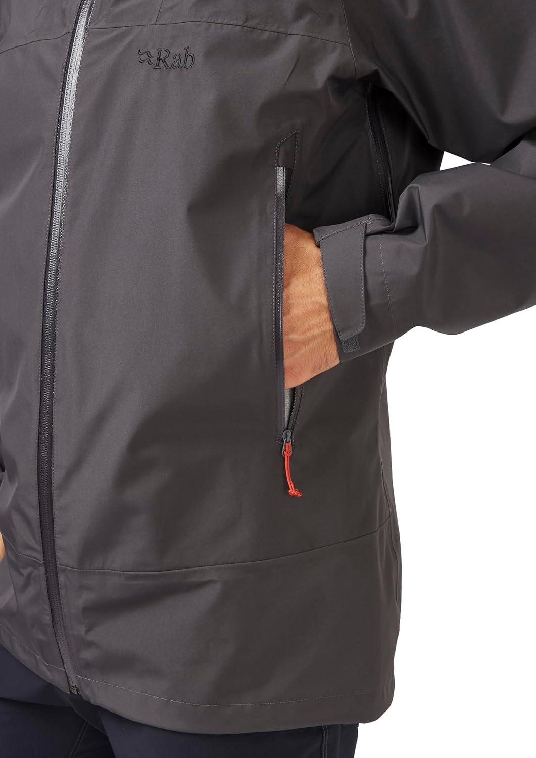imageRab Mens Namche GTX Jacket GoreTex Waterproof Breathable Rain Shell for Everyday amp HikingGraphene