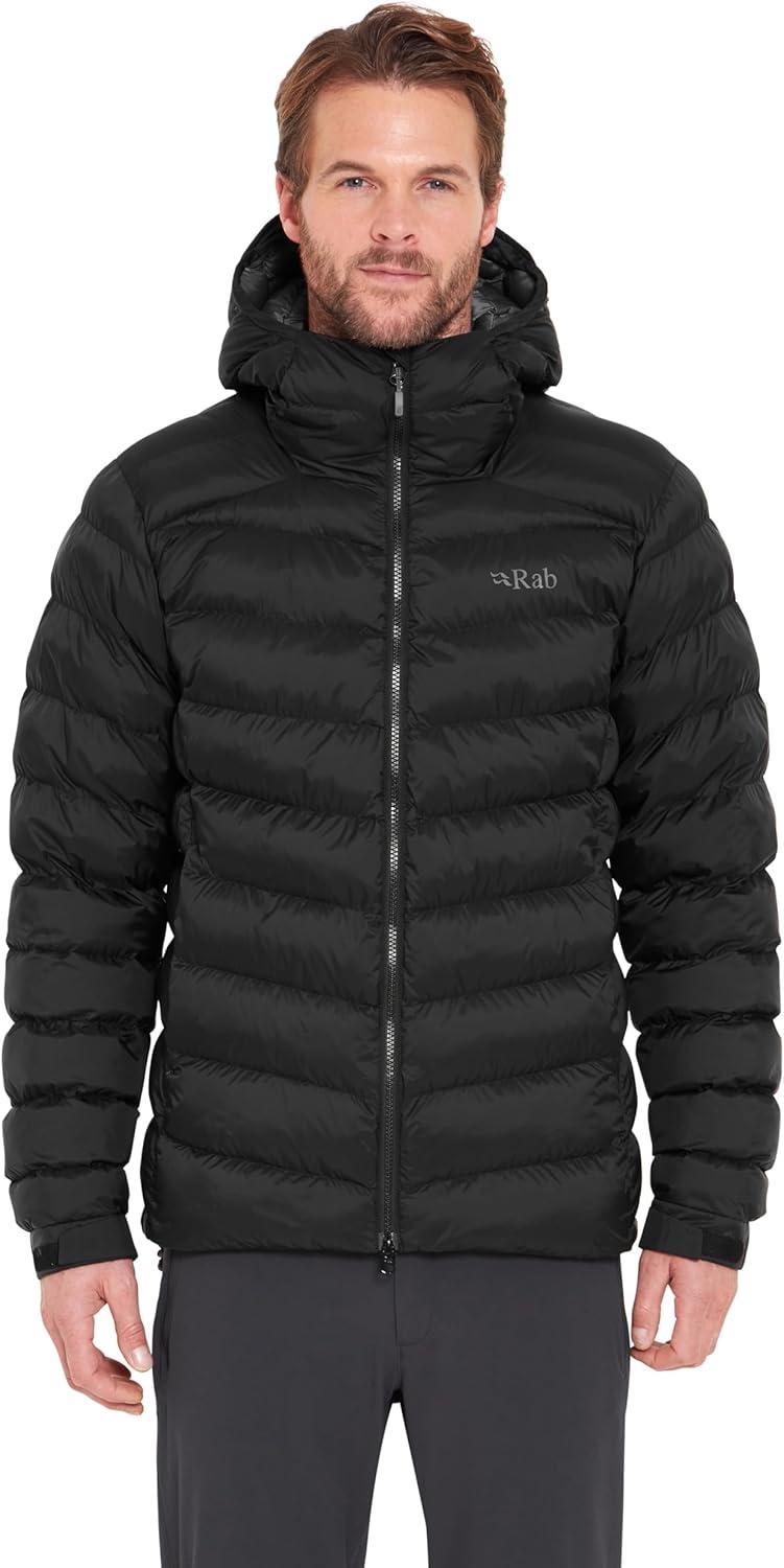 imageRab Mens Nebitron Pro Hooded Jacket Lightweight amp Insulated for Hiking amp MountainBlack