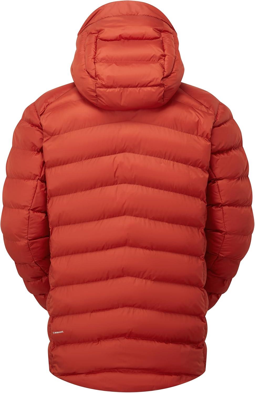 imageRab Mens Nebitron Pro Hooded Jacket Lightweight amp Insulated for Hiking amp MountainTuscan Red