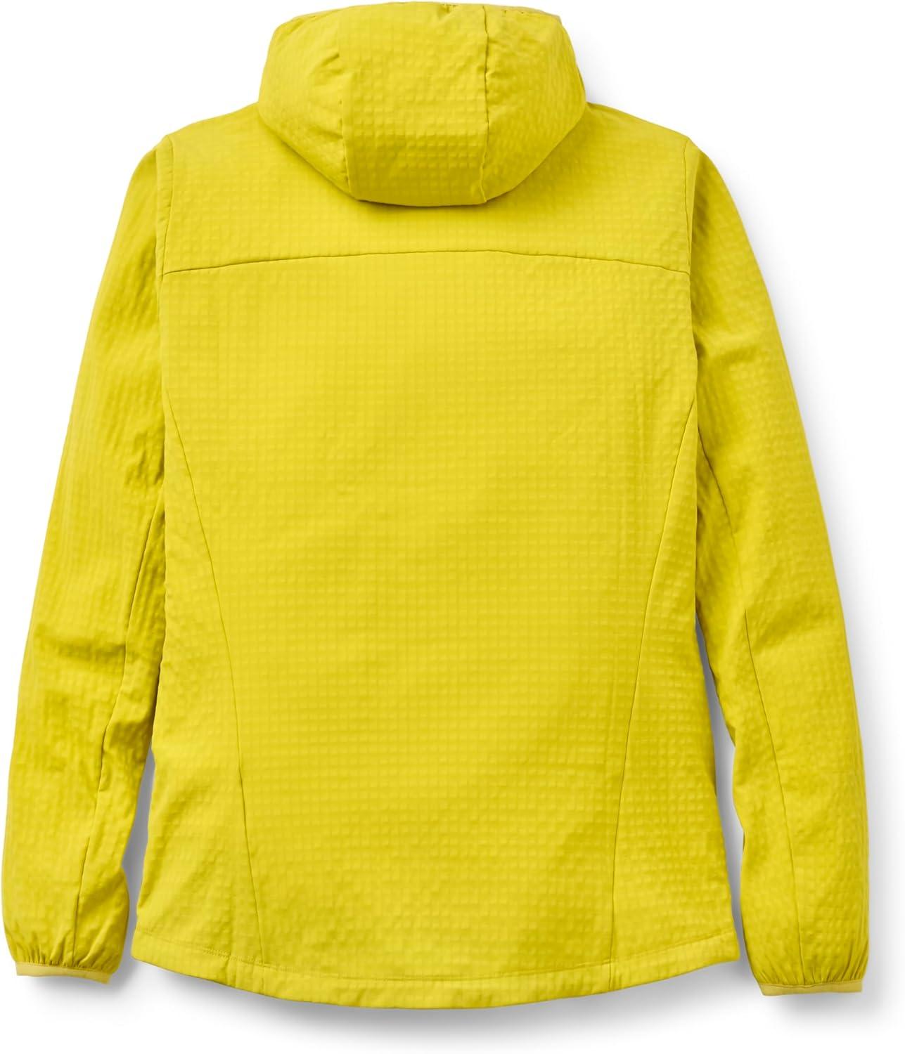 imageRab Mens Quantra Pro Hoody Breathable Fleece Jacket for Hiking Climbing amp SkiingDark Pollen