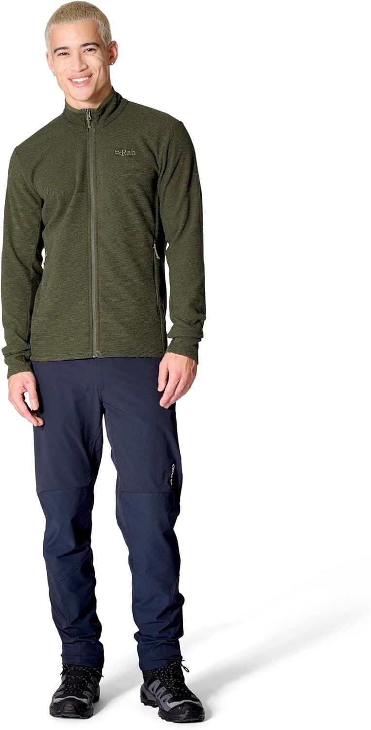 imageRab Mens Stavel Jacket Warm Midweight Fleece Coat for Hiking Climbing amp SkiingArmy