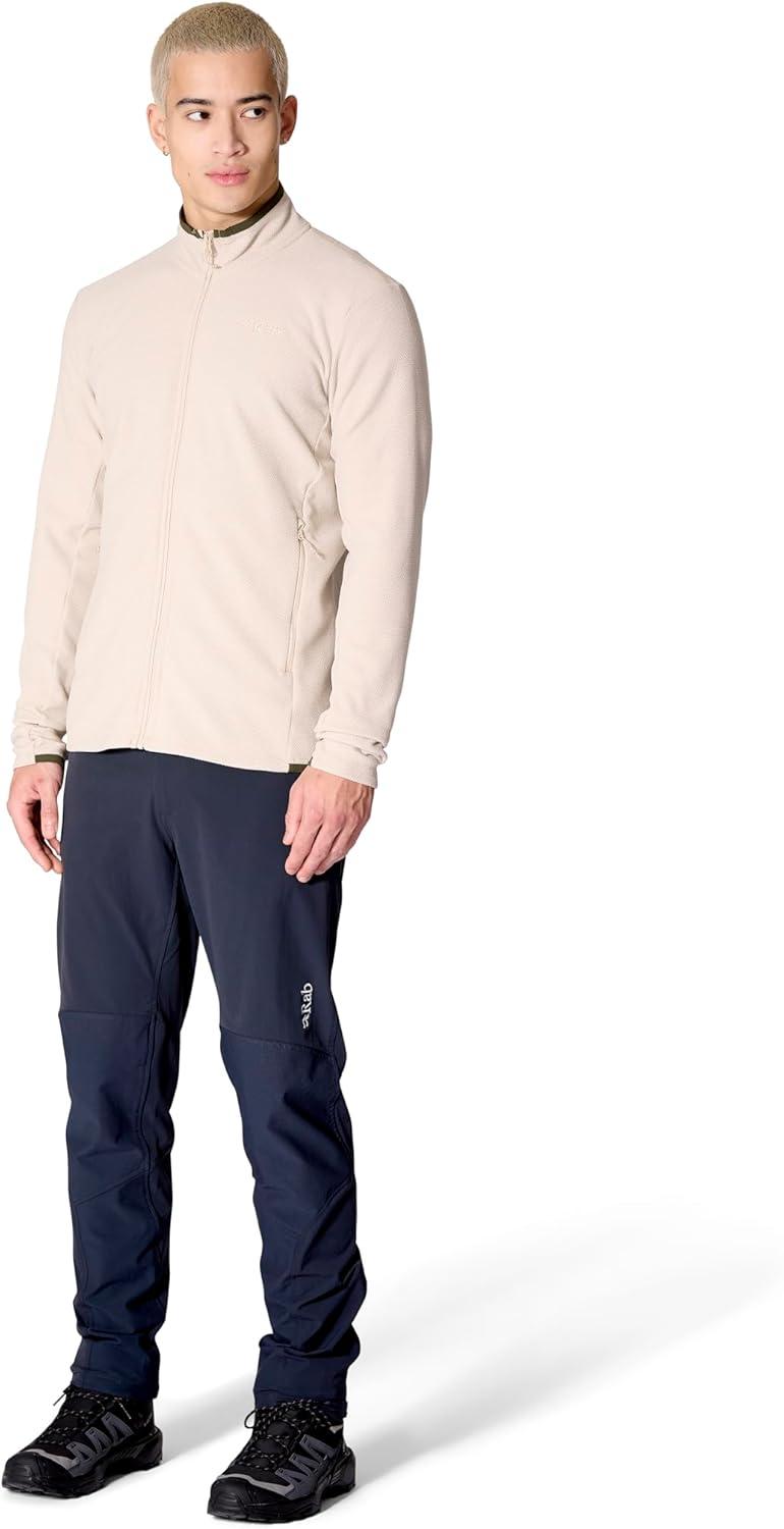 imageRab Mens Stavel Jacket Warm Midweight Fleece Coat for Hiking Climbing amp SkiingPebble