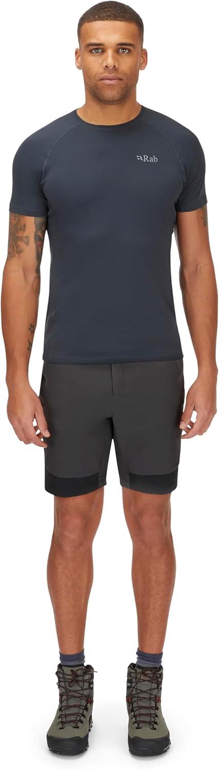 imageRab Mens Torque Mountain Shorts Durable Softshell Active Shorts for Hiking Trekking amp ClimbingGrapheneAnthracite