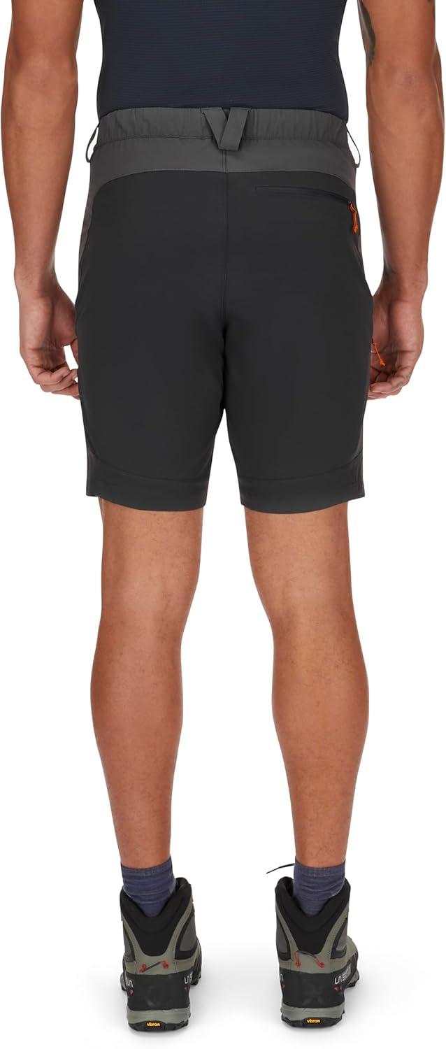 imageRab Mens Torque Mountain Shorts Durable Softshell Active Shorts for Hiking Trekking amp ClimbingGrapheneAnthracite