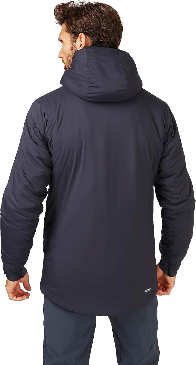 imageRab Mens Xenair Alpine Jacket Lightweight Insulated Coat For Hiking Skiing amp ClimbingEbony Footprint