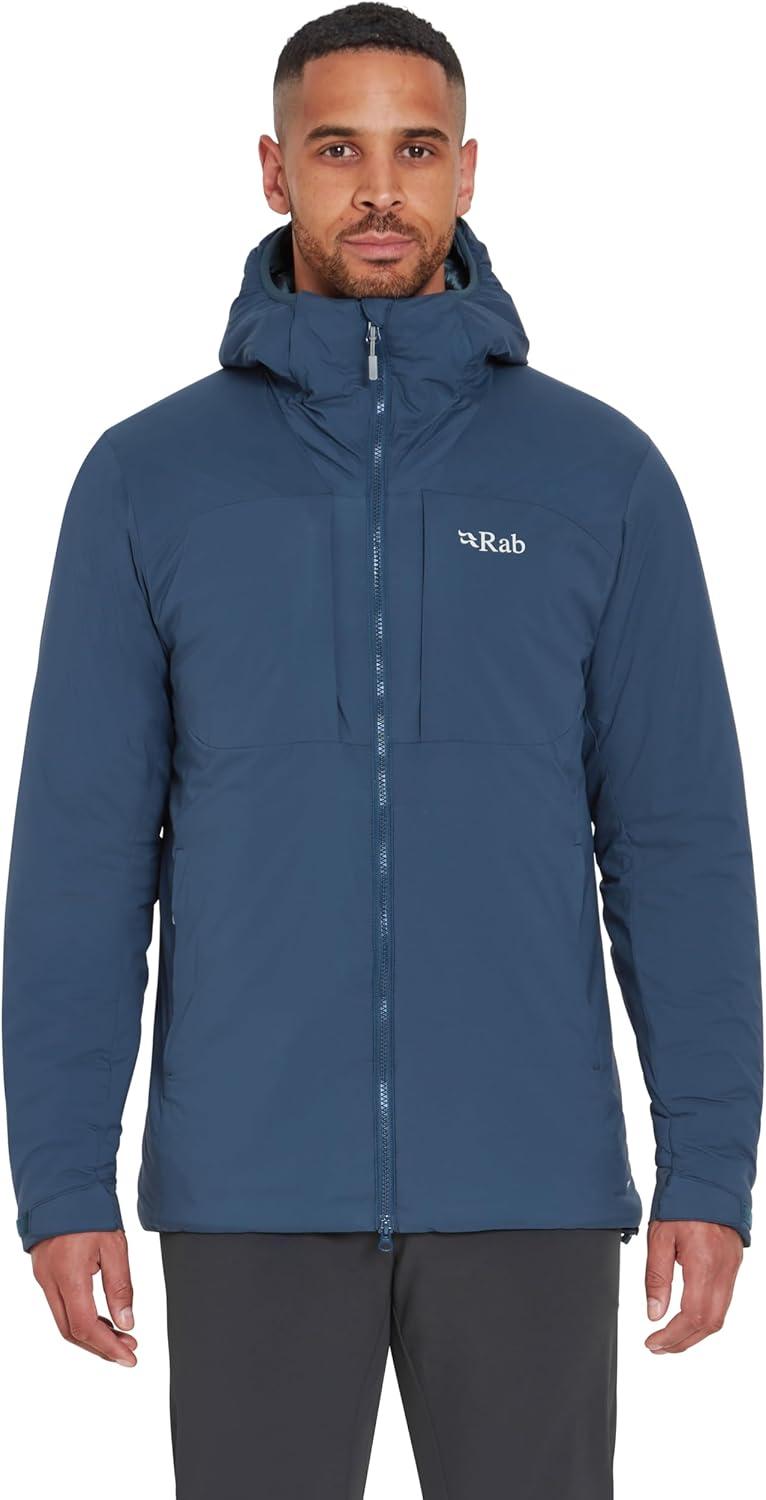 imageRab Mens Xenair Alpine Jacket Lightweight Insulated Coat For Hiking Skiing amp ClimbingTempest Blue