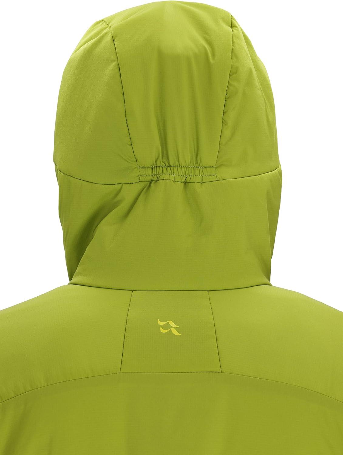 imageRab Mens Xenair Alpine Light Hooded Insulated Jacket for Hiking amp MountaineeringAspen Green