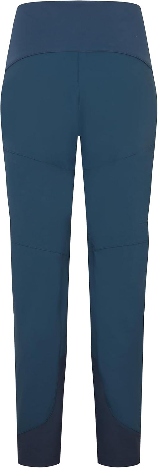 imageRab Womens Ascendor Pants MidWeight WaterRepellent Softshell Pants for Climbing amp HikingTempest Blue