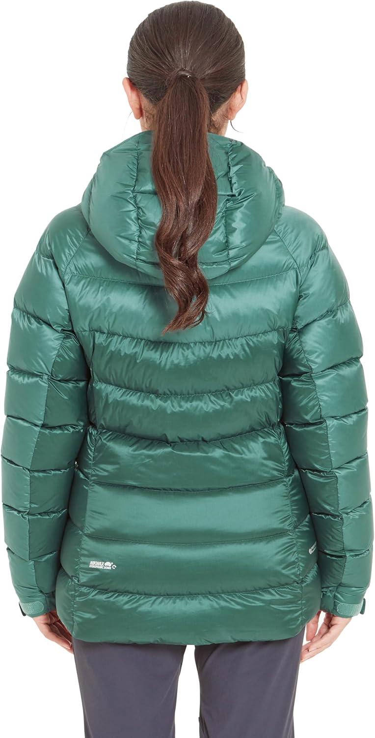 imageRab Womens Glaceon Pro Jacket Lightweight Down Coat for Hiking Climbing amp MountaineeringEucalyptusGreen Slate