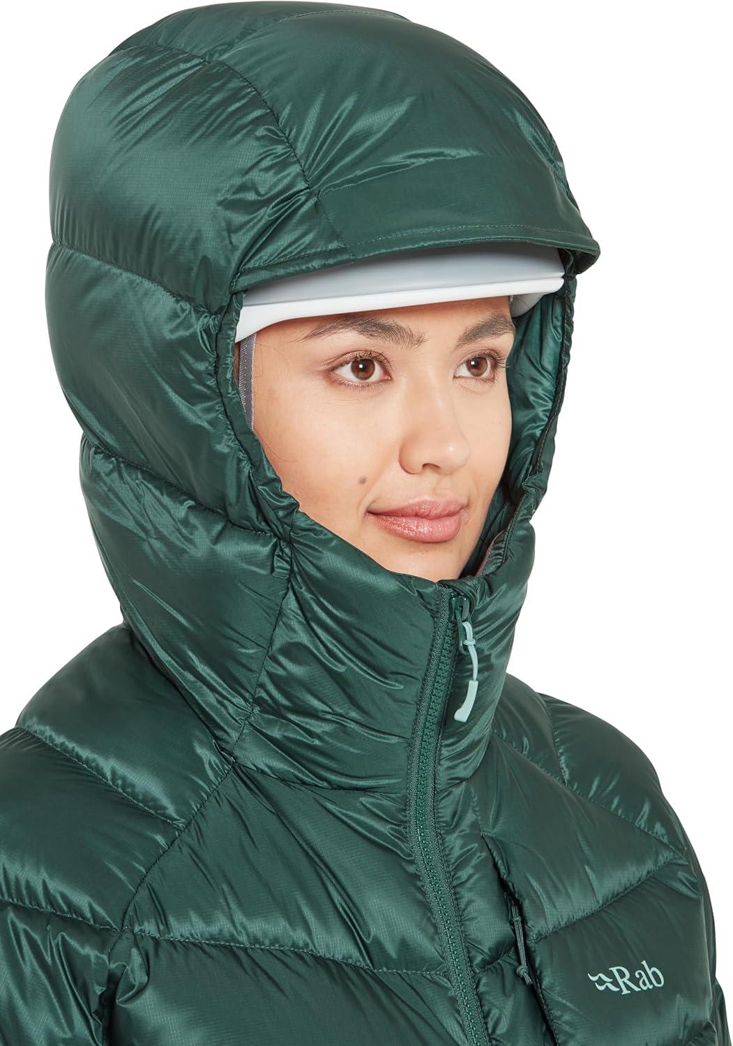 imageRab Womens Glaceon Pro Jacket Lightweight Down Coat for Hiking Climbing amp MountaineeringGreen Slate