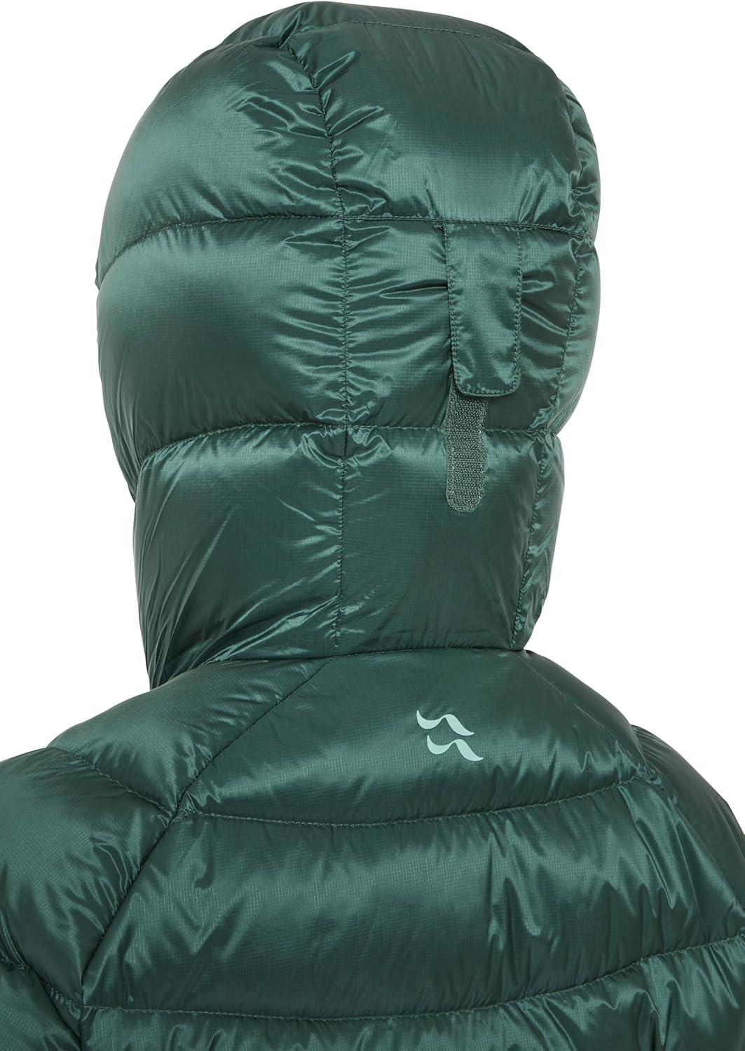 imageRab Womens Glaceon Pro Jacket Lightweight Down Coat for Hiking Climbing amp MountaineeringGreen Slate