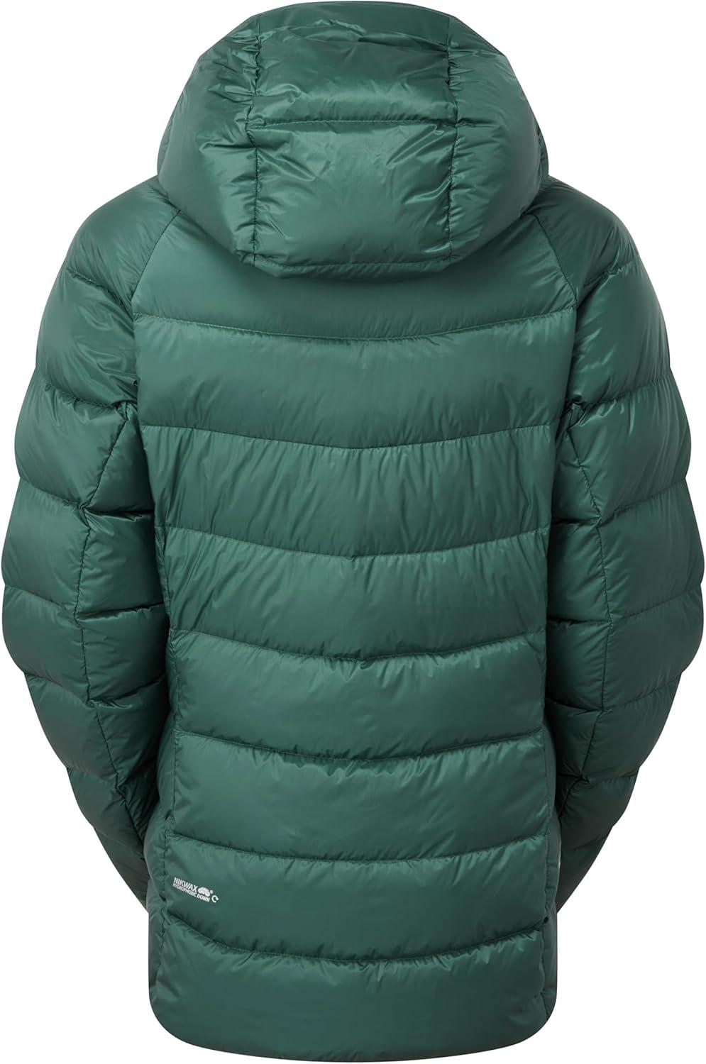 imageRab Womens Glaceon Pro Jacket Lightweight Down Coat for Hiking Climbing amp MountaineeringGreen Slate