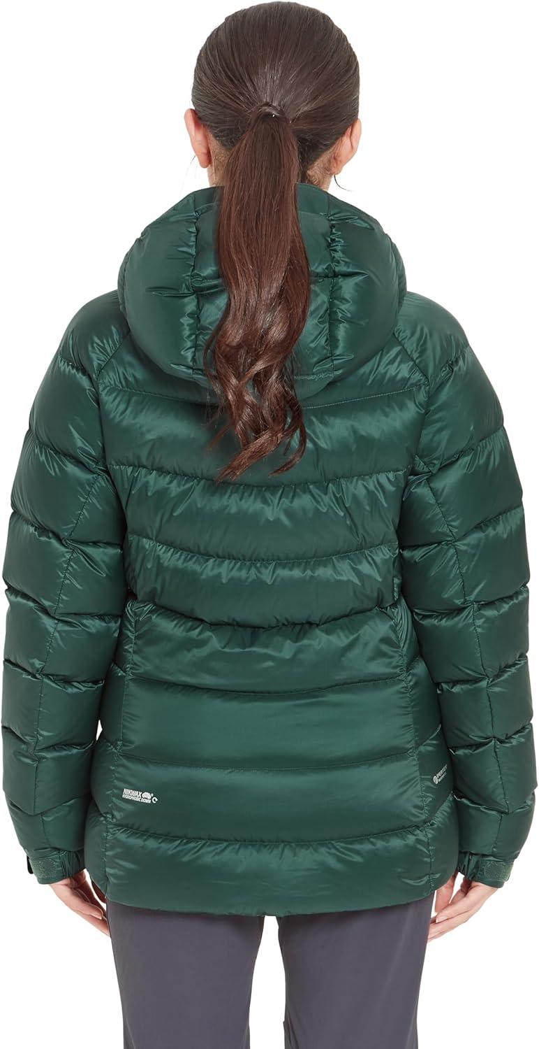 imageRab Womens Glaceon Pro Jacket Lightweight Down Coat for Hiking Climbing amp MountaineeringGreen Slate