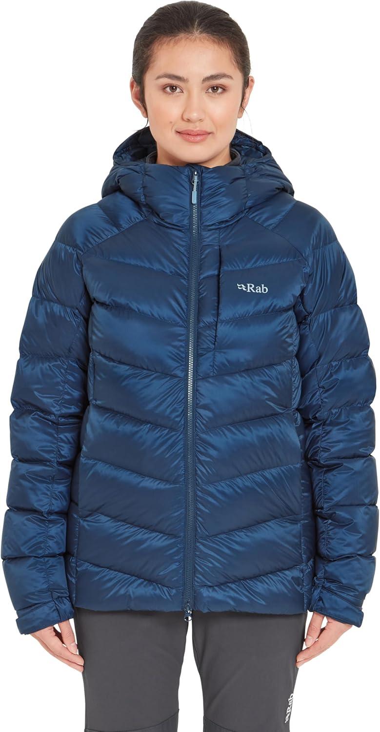 imageRab Womens Glaceon Pro Jacket Lightweight Down Coat for Hiking Climbing amp MountaineeringTempest Blue