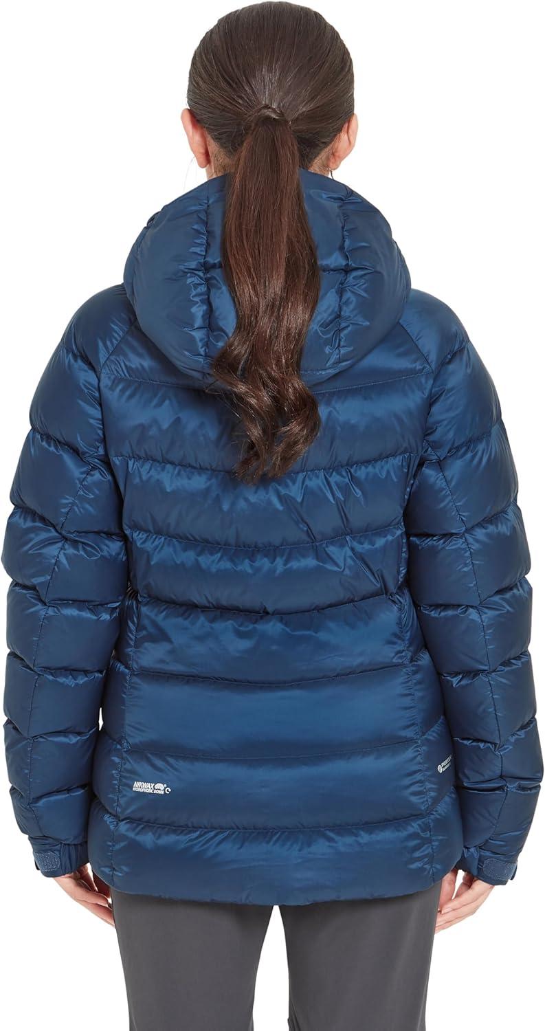 imageRab Womens Glaceon Pro Jacket Lightweight Down Coat for Hiking Climbing amp MountaineeringTempest Blue