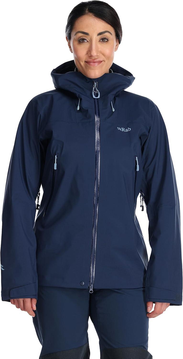 imageRab Womens Kangri GTX Jacket Waterproof Breathable GORETEX Shell for Hiking Climbing amp MountaineeringDeep Ink
