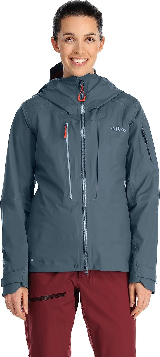 imageRab Womens Khroma Kinetic Jacket Waterproof Breathable Coat for Skiing amp MountaineeringOrion Blue