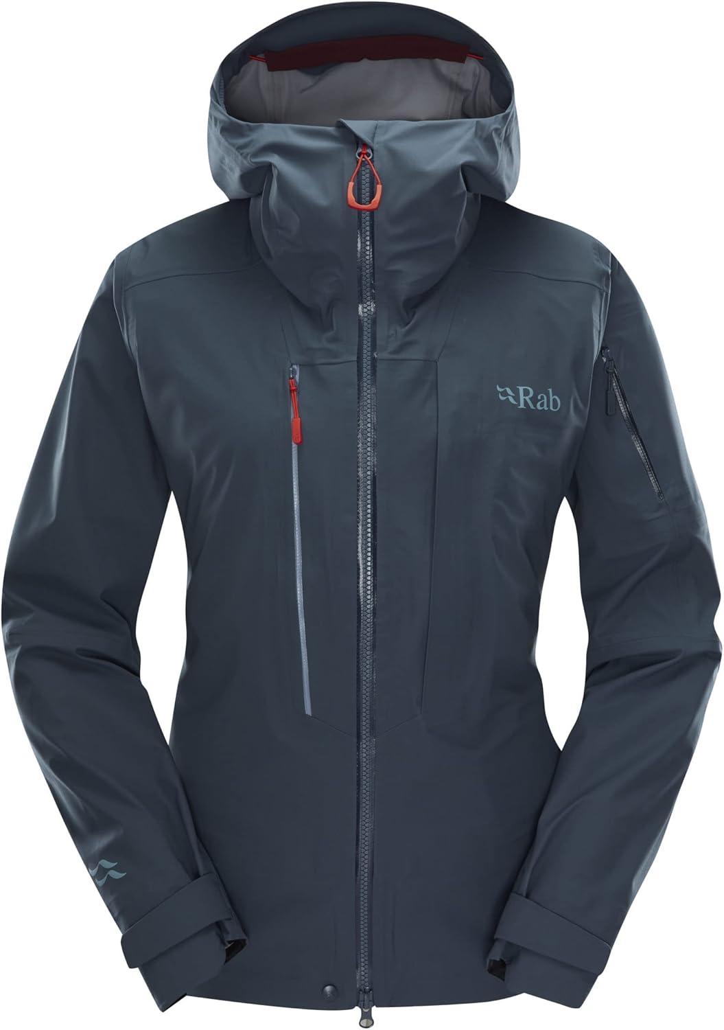 imageRab Womens Khroma Kinetic Jacket Waterproof Breathable Coat for Skiing amp MountaineeringOrion Blue
