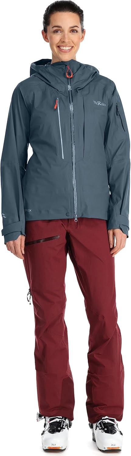 imageRab Womens Khroma Kinetic Jacket Waterproof Breathable Coat for Skiing amp MountaineeringOrion Blue