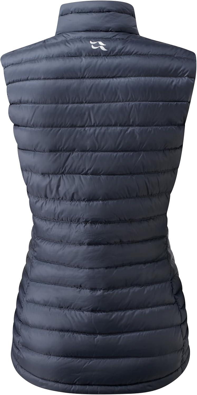 imageRab Womens Microlight Down Vest Insulated Lightweight Gilet for Hiking Trekking amp SkiingSteel