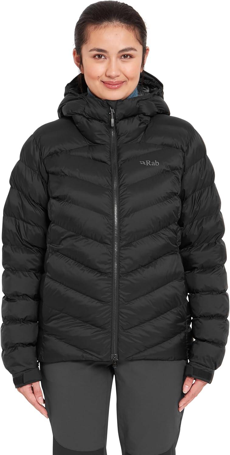 imageRab Womens Nebitron Pro Hooded Jacket Lightweight amp Insulated for Hiking amp MountainBlack