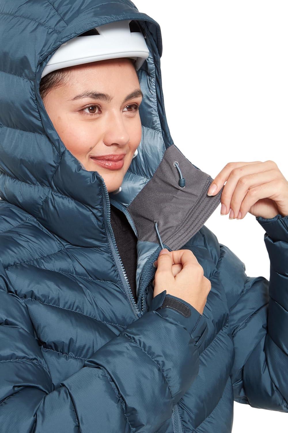imageRab Womens Nebitron Pro Hooded Jacket Lightweight amp Insulated for Hiking amp MountainOrion Blue