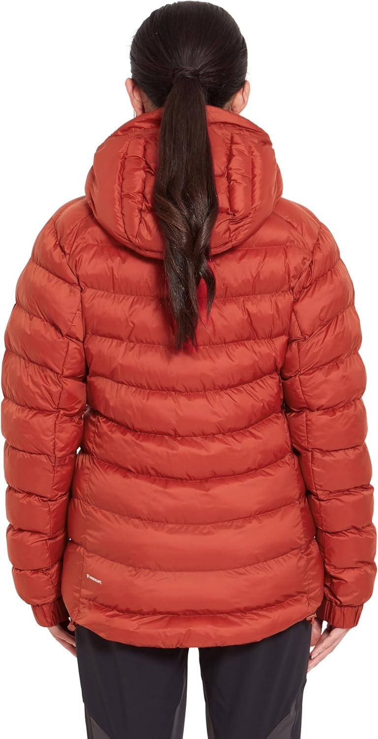 imageRab Womens Nebitron Pro Hooded Jacket Lightweight amp Insulated for Hiking amp MountainTuscan Red