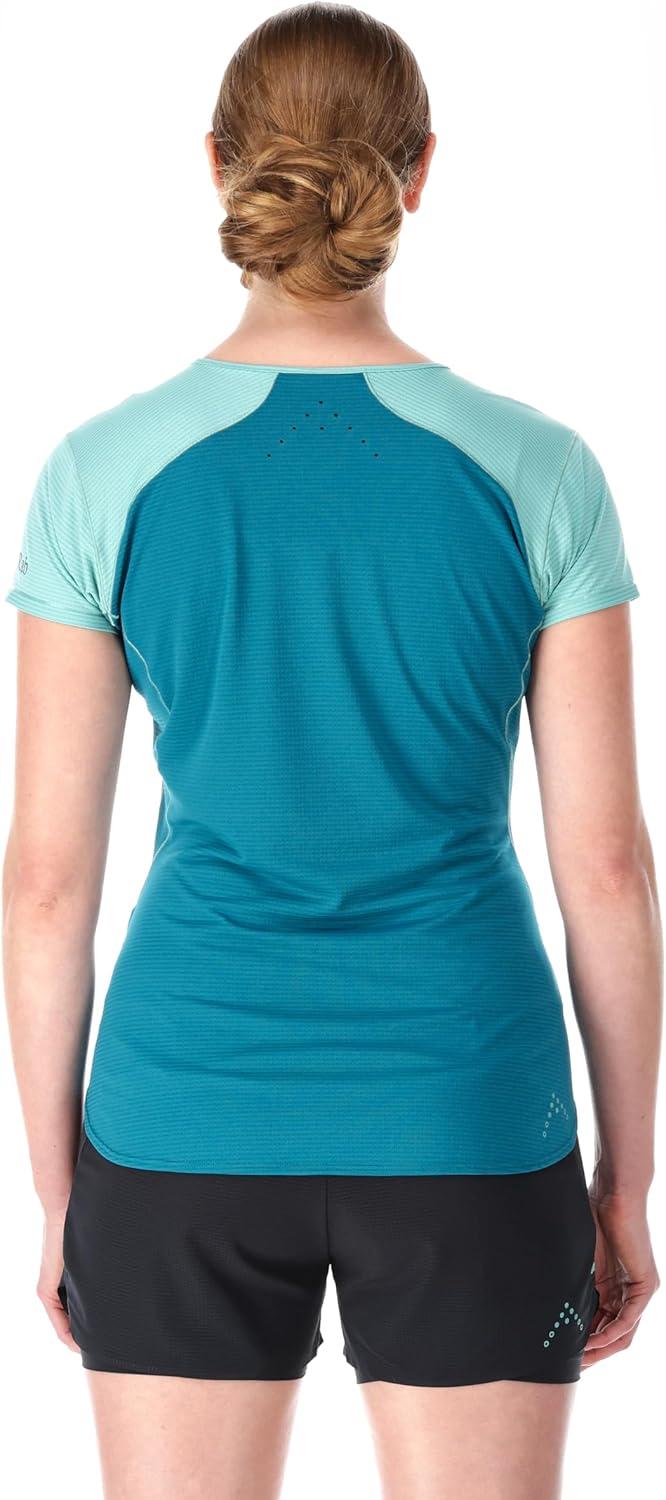 imageRab Womens Sonic Ultra Tee Shirt Lightweight QuickDrying TShirt for Hiking amp Trail RunningMeltwaterUltramarine