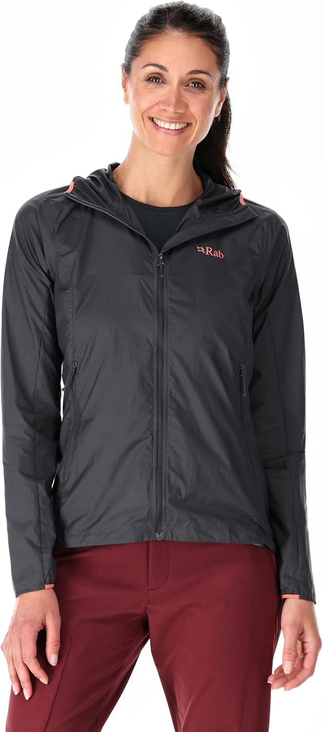 imageRab Womens Vital Hoody Ultralight Windproof Shell Jacket for Hiking Trail Running amp ClimbingGraphene