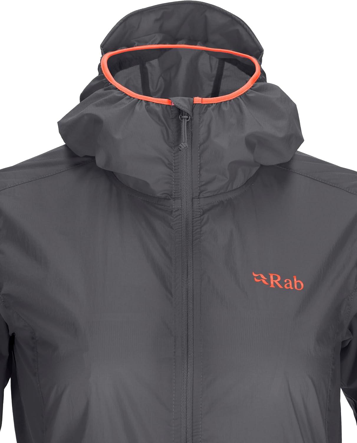 imageRab Womens Vital Hoody Ultralight Windproof Shell Jacket for Hiking Trail Running amp ClimbingGraphene