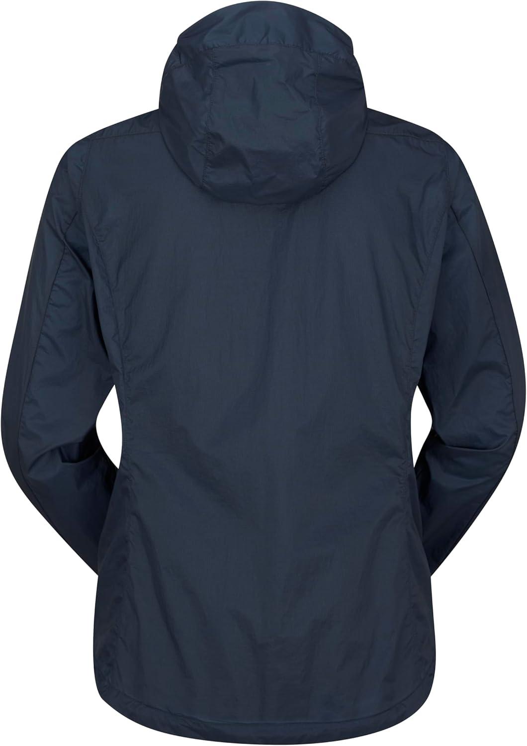 imageRab Womens Vital Hoody Ultralight Windproof Shell Jacket for Hiking Trail Running amp ClimbingTempest Blue