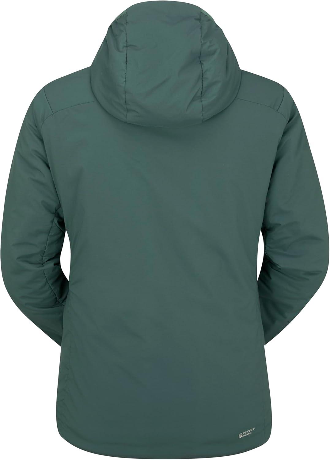 imageRab Womens Xenair Alpine Light Hooded Insulated Jacket for Hiking amp MountaineeringGreen Slate