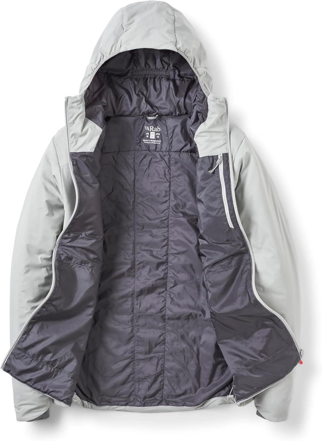 imageRab Womens Xenair Alpine Light Hooded Insulated Jacket for Hiking amp MountaineeringLight Zinc